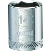 DEWALT 6-Point 3/8 IN Drive Socket, DWMT86309OSP, 14 mm