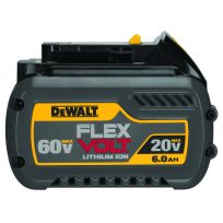 DEWALT FLEXVOLT 6.0 AH Battery, 20V / 60V MAX, DCB606