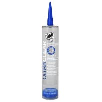 DAP Ultra Clear All Purpose Sealant, 7079818388, Crystal Clear, 10.1 OZ