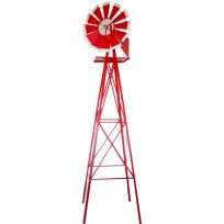 SMV Industries Red / White Windmill, 8 FT, 48A-R