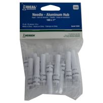 Ideal Aluminum Hub Needles 16Gx1 HP, 25-Pack, 9329