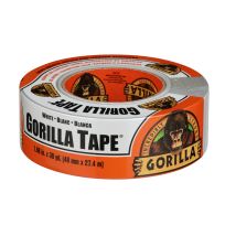 GORILLA® Duct Tape, 6025001, White, 30 YD