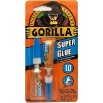 GORILLA® Super Glue Tubes, 2-Pack, 7800109, 3 g