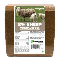Bomgaars Feeds 8% Mineral Block Sheep, B7205, 25 LB Block