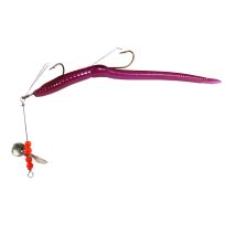 Creme Scoundrel Worm, Purple, 6 IN, 8205