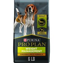 PURINA® PRO PLAN® Weight Management Dog Food With Probiotics for Dogs, Chicken & Rice Formula, 6 LB Bag