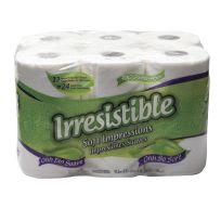 Irresistible Bathroom Tissue - Two Ply, 12-Count, 2701