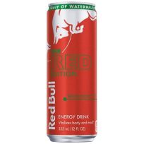 Red Bull The Red Edition Energy Drink, Watermelon, 230366, 12 OZ