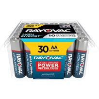 RAYOVAC® High Energy Alkaline Batteries, 30-Pack, 815-30PPTK, AA