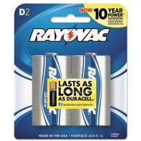 RAYOVAC® Alkaline Batteries, 2-Pack, 813-2K, D