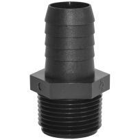 Green Leaf Adapter, 3/4 IN Male GHT x 1 IN Hose Barb, D3410PBG1