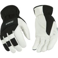Kinco KincoPro Pearl Premium Grain Goatskin & Synthetic Hybrid Gloves, 103-XL, Black, X-Large