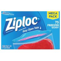 Ziploc Freezer Bags with New Grip 'n Seal Technology, Easy Open Tabs,  Gallon, 60 Count