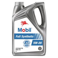 Mobil Full Synthetic Motor Oil, 5W-20, 125199, 5 Quart