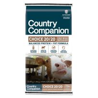 COUNTRY COMPANION® 20 /20 Choice Milk Replacer, CC010, 25 LB Bag