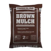 Timberline Brown Mulch, 52058059, 2 CU FT