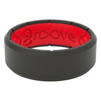 Groove Life Edge Black / Red, R7-001-09, Ring Size 9