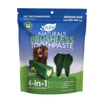 Ark Naturals Brushless Toothpaste Medium Size Dog, 40001, 18 OZ Bag