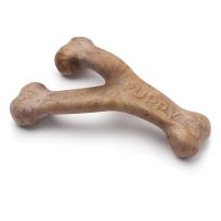 Benebone® Puppy Wishbone Durable Dog Chew Toy Bacon - Medium, 809600