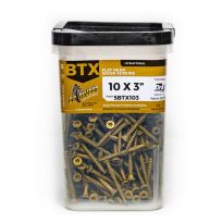 BIG TIMBER® Bronze T-25 Flat Head Wood Screw, 320-Count Bucket, 5BTX103, #10 x 3 IN