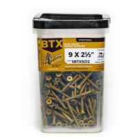 BIG TIMBER® Bronze T-25 Flat Head Wood Screw, 467-Count Bucket, 5BTX9212, #9 x 2-1/2 IN