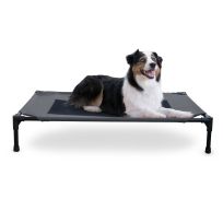 K&H Pet Products Original Pet Cot, Large, 100212976, Charcoal, 30 IN x 42 IN