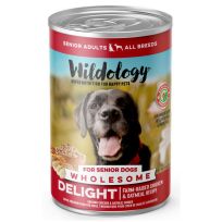 Wildology DELIGHT Wholesome Farm-Raised Chicken & Oatmeal Recipe Dog Food, WD025-WET, 12.8 OZ Can