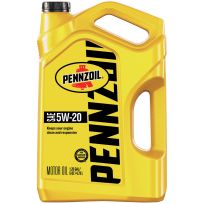 PENNZOIL Motor Oil SAE 5W-20, 550045210, 5 Quart