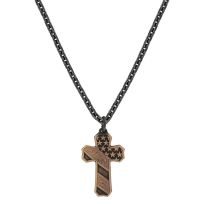 Montana Silversmiths Faded Glory Cross Necklace, NC3771BLB