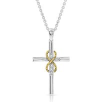Montana Silversmiths Eternal Faith Cross Necklace, NC4728