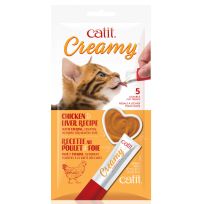 Catit® Creamy Treat, Chickn / Livr, 5-Pack, 44471, 0.5 OZ Bag