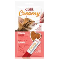 Catit® Creamy Treat, Salmon 5-Pack, 44472, 0.5 OZ Bag