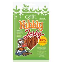 Catit® Nibbly Jerky, Chicken / Fish, 44482, 1.05 OZ Bag