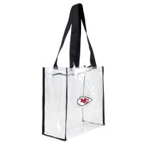 Little Earth Clear Square Stadium Tote, Kansas City Chiefs, 301311-CHIE
