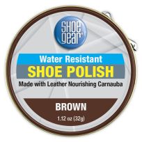 Shoe Gear Paste Polish, 1N1994-2BRWN, Brown, 1.12 OZ