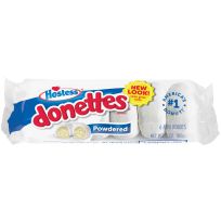 Hostess Powdered Sugar DONETTES Single Serve, 6-Count, 004, 3 OZ
