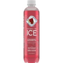 Sparkling Ice Zero Sugar Strawberry Watermelon Sparkling Water, 622317, 17 OZ