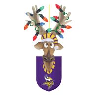 Minnesota Vikings NFL Xmas reinbeer Ornament 