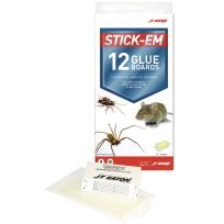 JT Eaton Stick-Em Mouse & Insect Glue Trap, 12-Pack, 198-12