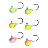 Northland Fire-Ball Jig 1/4oz, Assorted 2 Tone, 6-Pack, NOFB4699T