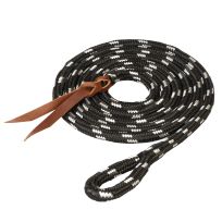 WEAVER LEATHER™ Cowboy Polypropylene Lead Rope, 35-2095-C2, Black / White, 5/8 IN x 10 FT
