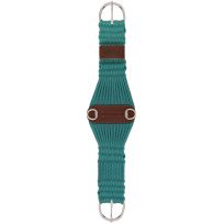 WEAVER EQUINE™ Ecoluxe Roper Cinch, 35400-21-30-121, Turquoise / Charcoal, 30 IN