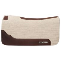 WEAVER EQUINE™ SYNERGY® Steam Pressed Saddle Pad, 36007-5043-18, Natural, 31 IN x 32 IN