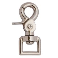WEAVER LEATHER™ Nickle Plated Square Sissor Snap, BCZ5015-NP-3/4, Nickel Plated, 3/4 IN
