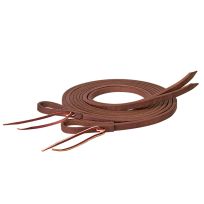 WEAVER LEATHER™ Oiled Leather Protact Split Rein, CD-1639, Oiled Russet, 1/2 IN x 8 FT