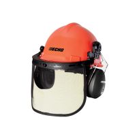 ECHO Chainsaw Safety Helmet, 99988801500, Hi Vis Orange