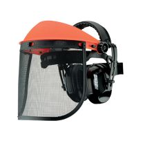 ECHO Brushcutter Face & Hearing Safety System, Steel Mesh Visor, 99988801510
