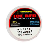 HT Ice Red Fishing Line, 8# Test, BRL-8, 110 YD