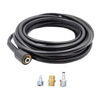 AR Blue Clean Super Soft High Pressure Hose and Adapter Kit, 2900 PSI, 1.7 GPM, PW909UH-R, 25 FT