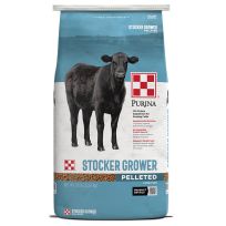 PURINA® 4-Square Stocker Grower Pelleted Cattle Feed, 46877, 50 LB Bag